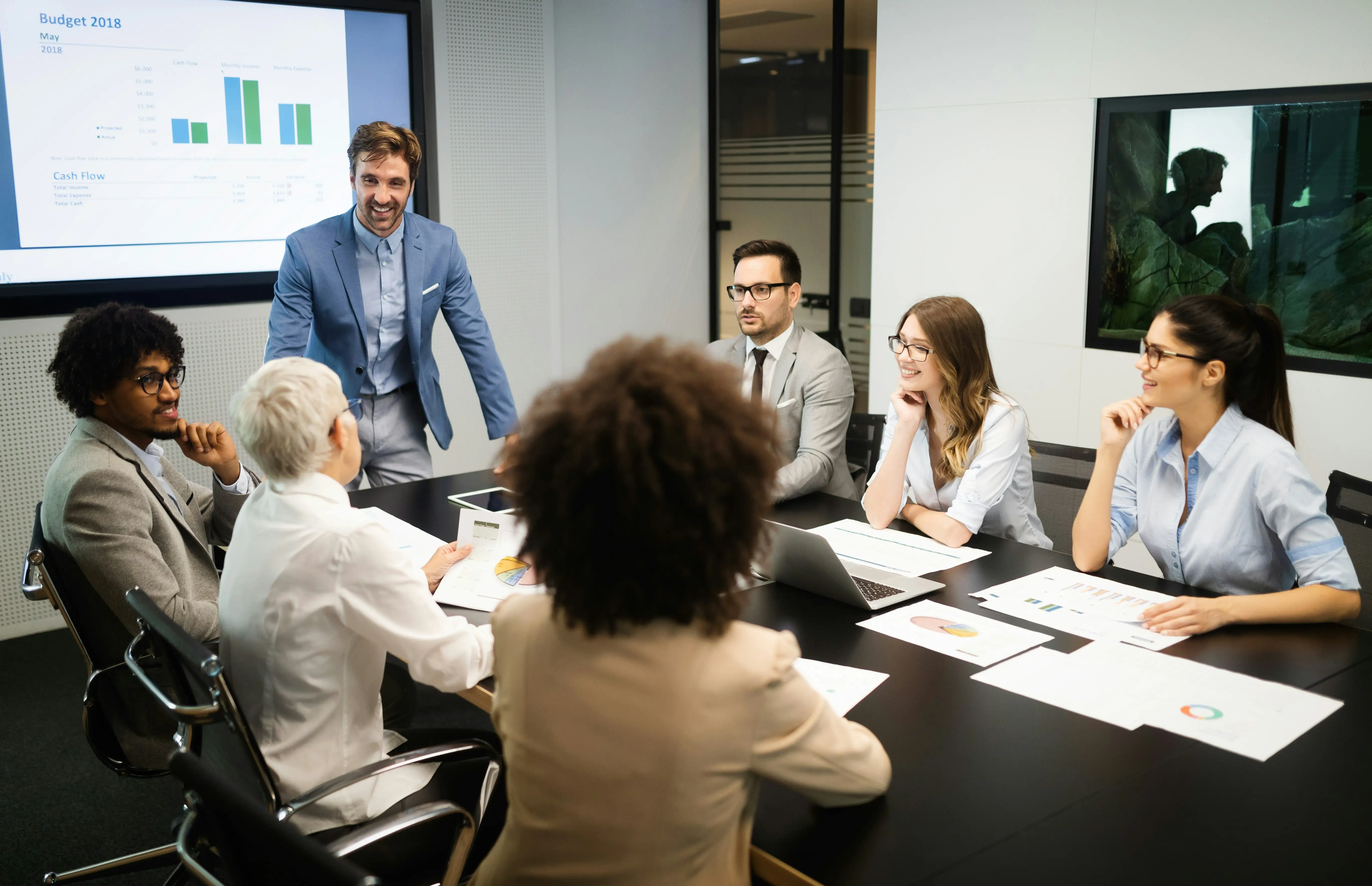 Veränderung der Organisation wird im Teammeeting geplant